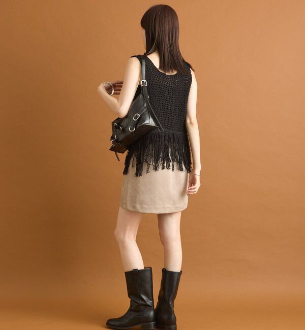  「フェイクスウェードミニスカパン」|スカート|