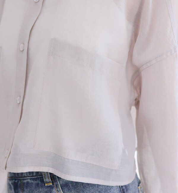  「シアーショートシャツ」|シャツ・ブラウス|