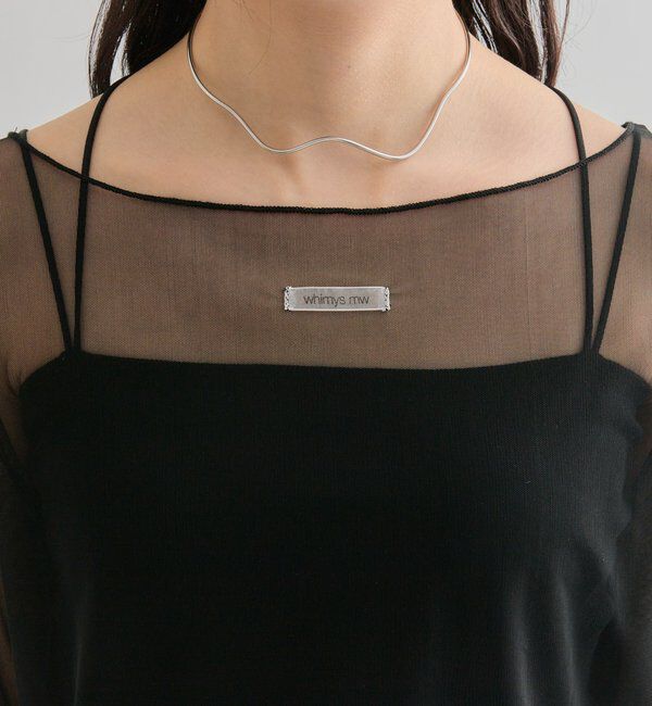  「シアースリットチュール トップス」|Tシャツ・カットソー|