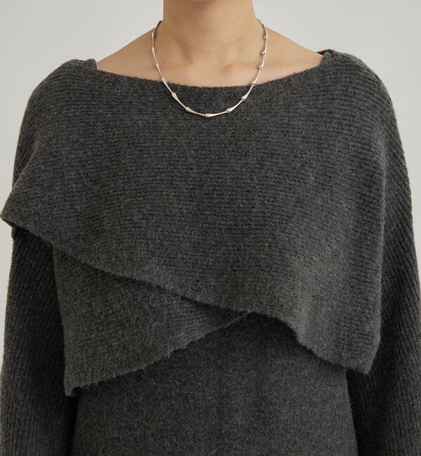  「クロスニット ワンピース」|ワンピース|