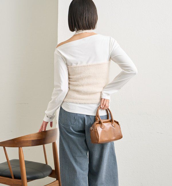  「ふわふわホルターニットビスチェ」|ニット・セーター|