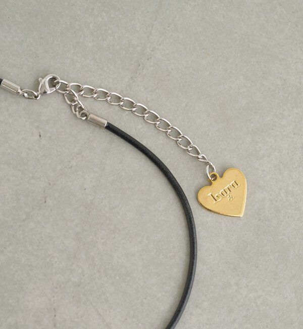  「【Lara】レザーチェーンチョーカー」|リング|