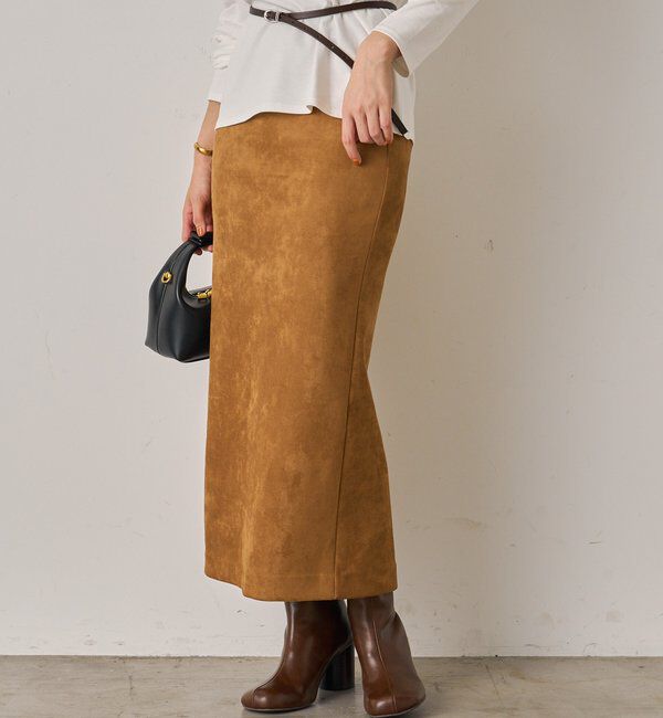  「フェイクスウェードスカート」|スカート|
