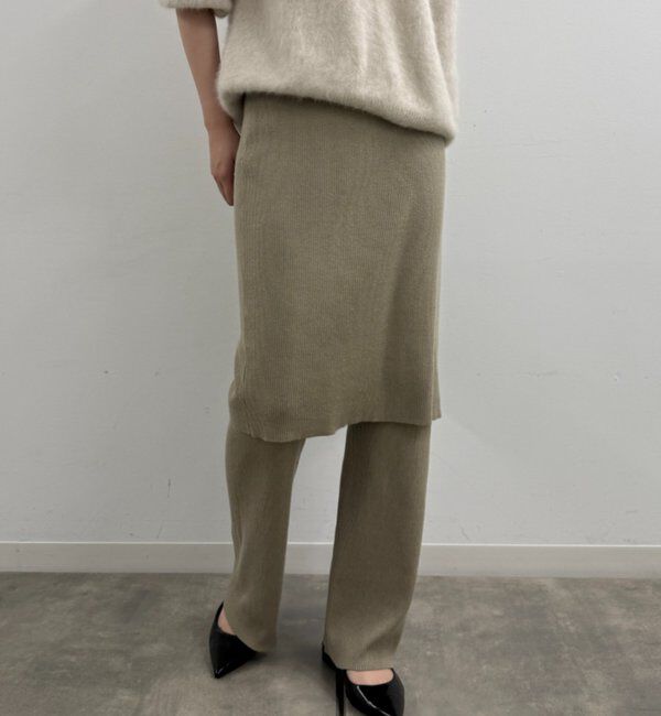  「ニットスカート+パンツセット」|チノ|