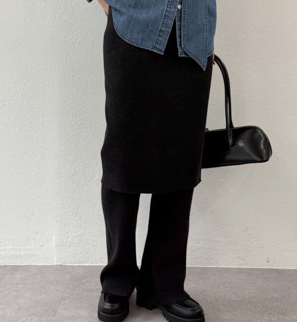  「ニットスカート+パンツセット」|チノ|