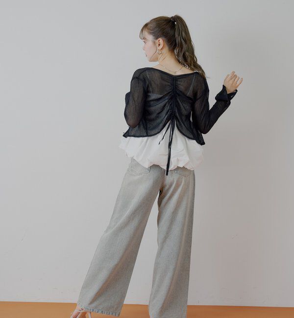  「前後2wayドロストシアーカーディガン」|カーディガン|