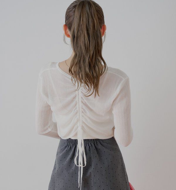  「前後2wayドロストシアーカーディガン」|カーディガン|