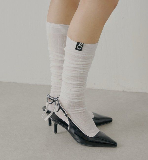  「バックリボンミュール」|パンプス|