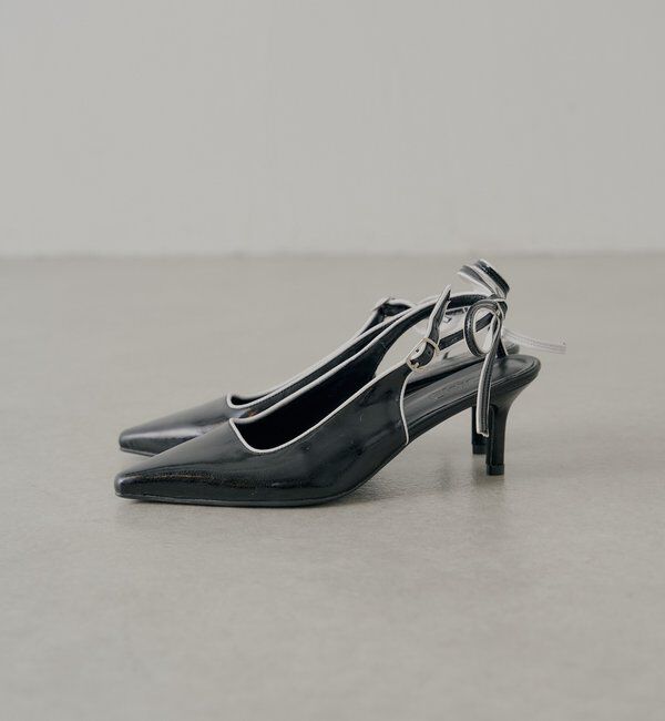  「バックリボンミュール」|パンプス|