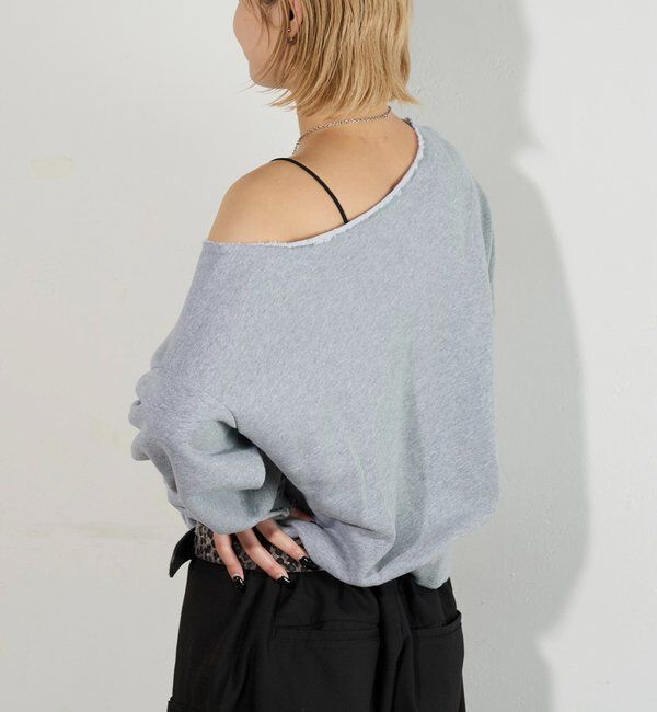 「ELLIOTT NUMBERIHG ONE-SHOULDERSWEATSHIRT」|Tシャツ・カットソー|