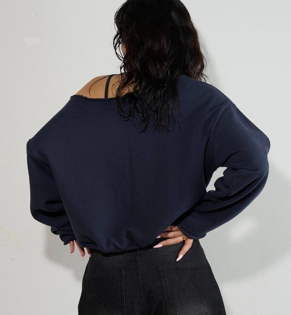  「ELLIOTT NUMBERIHG ONE-SHOULDERSWEATSHIRT」|Tシャツ・カットソー|