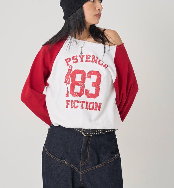  「ELLIOTT NUMBERIHG ONE-SHOULDERSWEATSHIRT」|Tシャツ・カットソー|