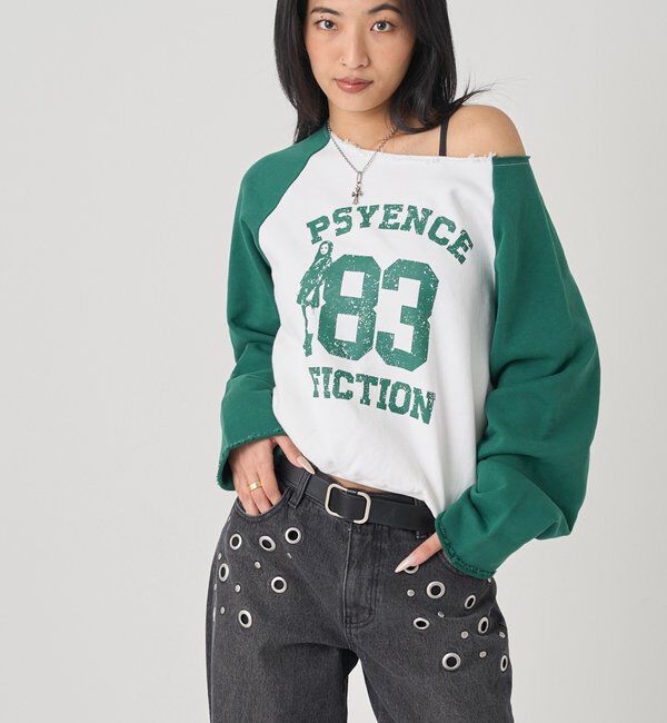  「ELLIOTT NUMBERIHG ONE-SHOULDERSWEATSHIRT」|Tシャツ・カットソー|