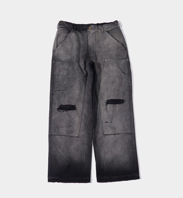  「【From Vintage】 WRONG ダックダブルニーワークパンツ」|チノ|