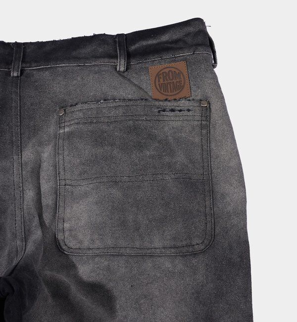  「【From Vintage】 WRONG ダックダブルニーワークパンツ」|チノ|