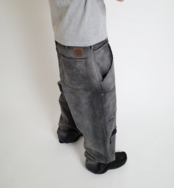  「【From Vintage】 WRONG ダックダブルニーワークパンツ」|チノ|