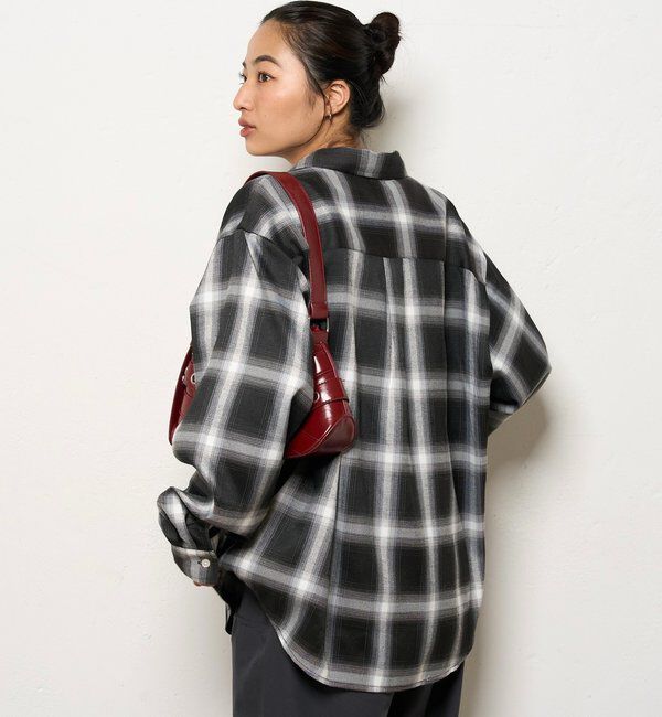  「KOOKYNオンブレチェックシャツ」|シャツ・ブラウス|