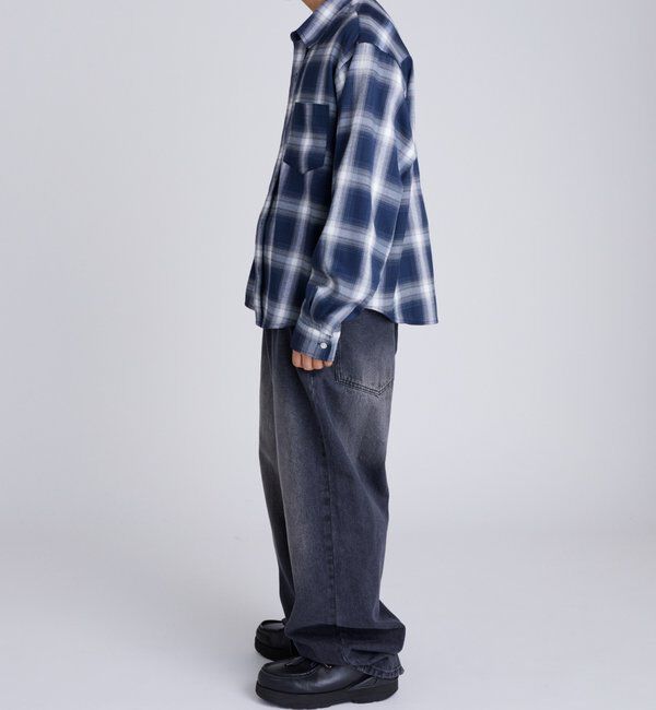  「KOOKYNオンブレチェックシャツ」|シャツ・ブラウス|