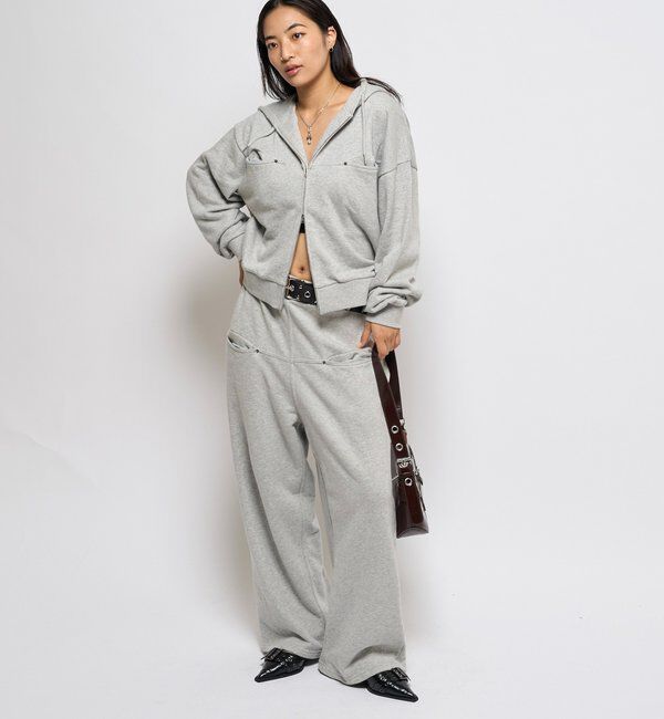  「SLASH POCKET HOODIE」|パーカー|