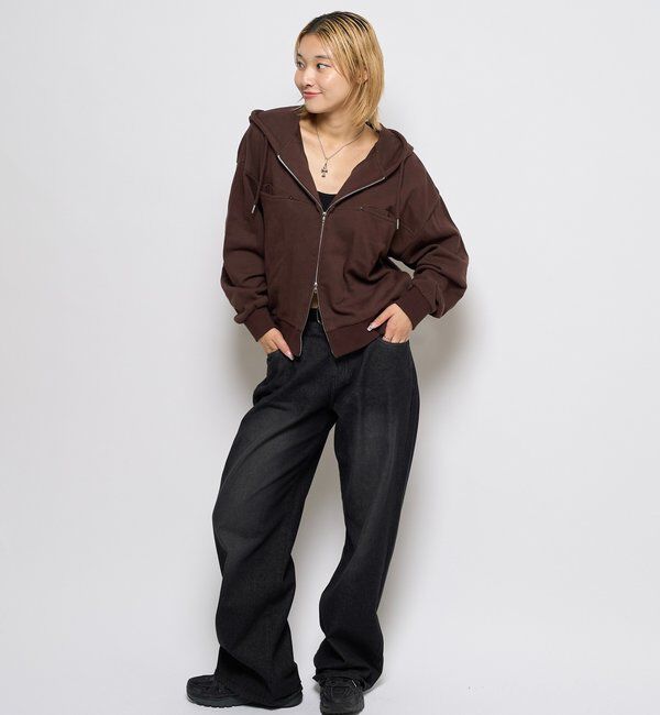  「SLASH POCKET HOODIE」|パーカー|