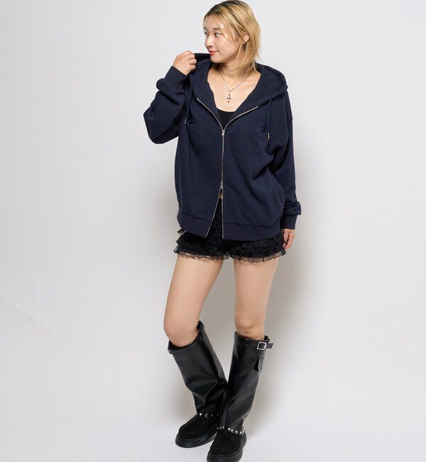  「SLASH POCKET HOODIE」|パーカー|