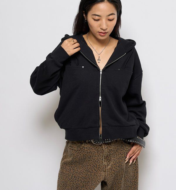  「SLASH POCKET HOODIE」|パーカー|