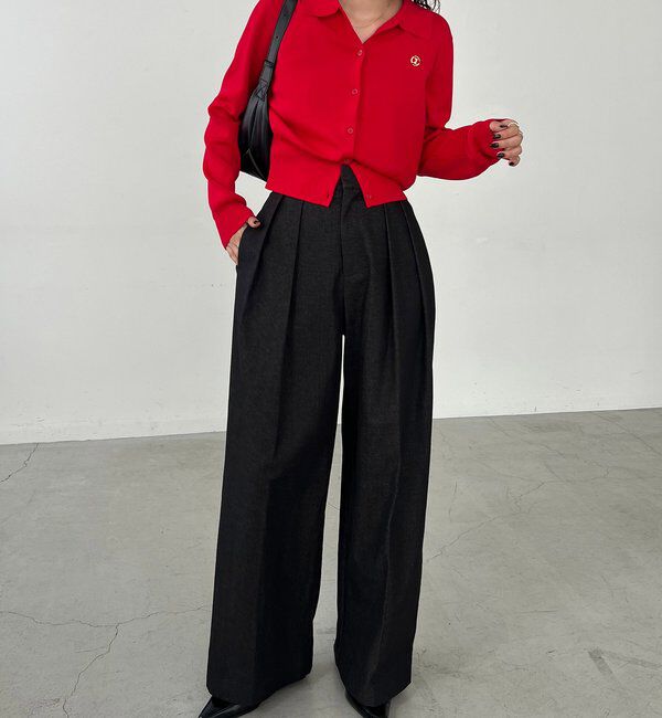  「〈C.L〉ポロカーディガン」|カーディガン|