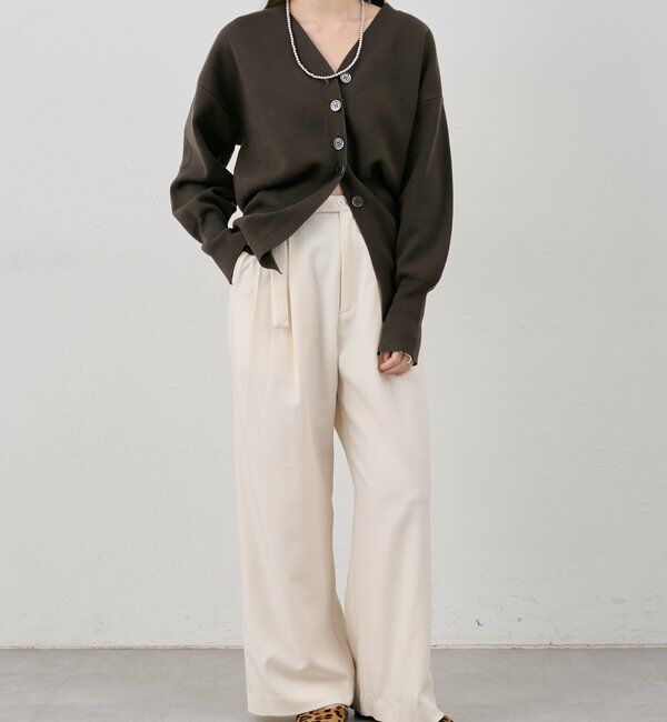  「スムースシェイプカーディガン」|カーディガン|