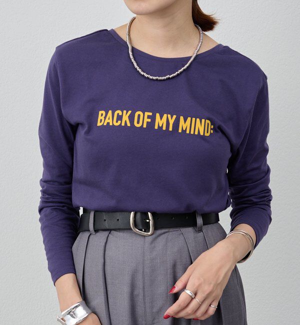  「ロゴロンTEE」|Tシャツ・カットソー|ネイビー