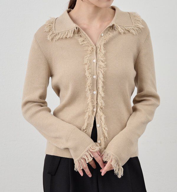  「フリンジカーディガン」|カーディガン|