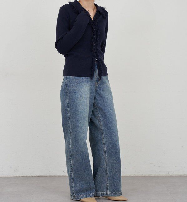  「フリンジカーディガン」|カーディガン|