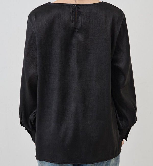  「【1枚でもレイヤードでも〇】サイドスリットシアーチュニック」|シャツ・ブラウス|