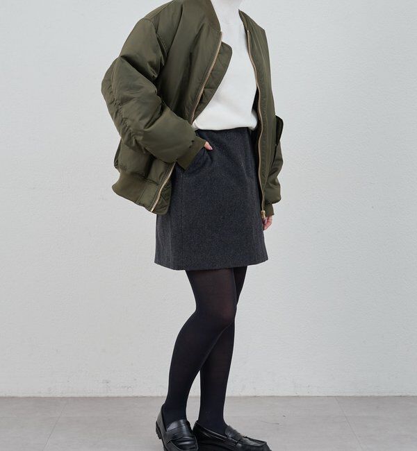 「ウールミニスカート」|スカート|