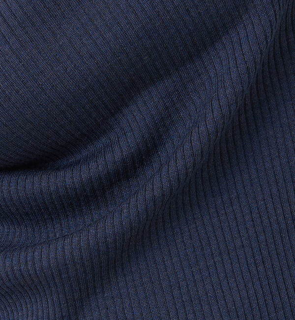 collex「ピュアウールリブタートルニット」|ニット・セーター|