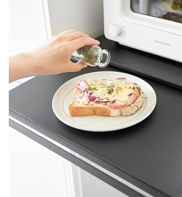 collex「【tower/タワー】 2WAYキッチン家電引き出し&スライドテーブル」|食器・キッチングッズ|