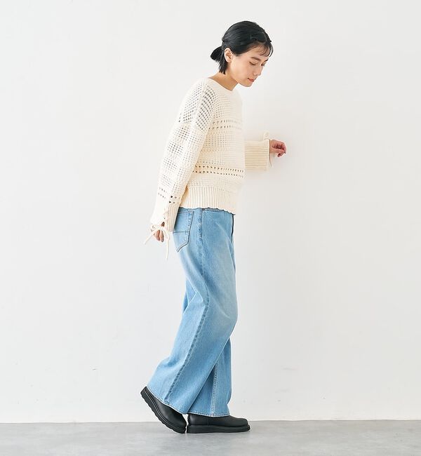 collex「袖口レースアップ2WAYカーディガン」|カーディガン|