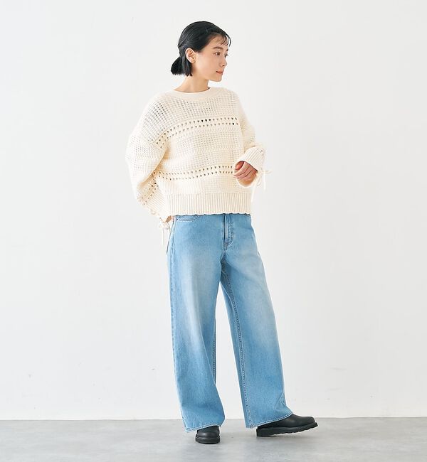 collex「袖口レースアップ2WAYカーディガン」|カーディガン|