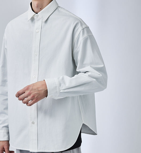 ABAHOUSE「【ラインスリーブ】オックスフォードシャツ / シャツブルゾン」|シャツ・ブラウス|