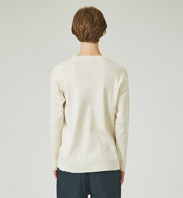 ABAHOUSE「【定番】総針 プルオーバー ニット / クルーネックニット」|ニット・セーター|