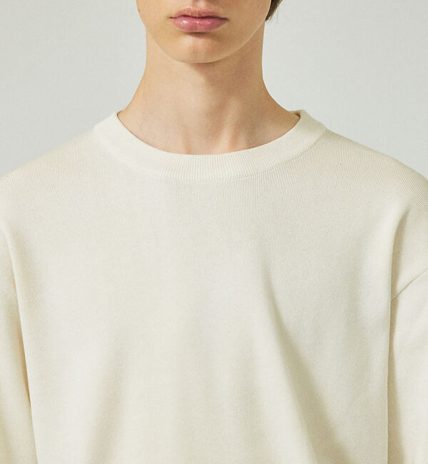 ABAHOUSE「【定番】総針 プルオーバー ニット / クルーネックニット」|ニット・セーター|