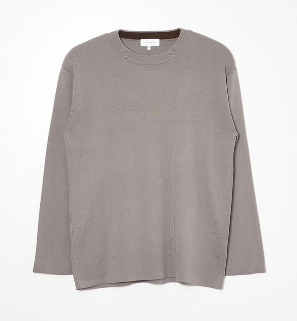 ABAHOUSE「【定番】総針 プルオーバー ニット / クルーネックニット」|ニット・セーター|