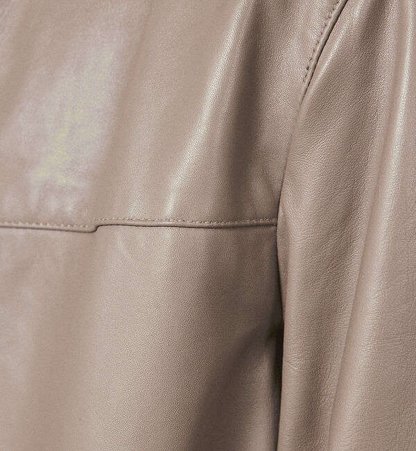 ABAHOUSE「【ナロウカラー】ラムレザー ブルゾン / シングルライダース」|その他|