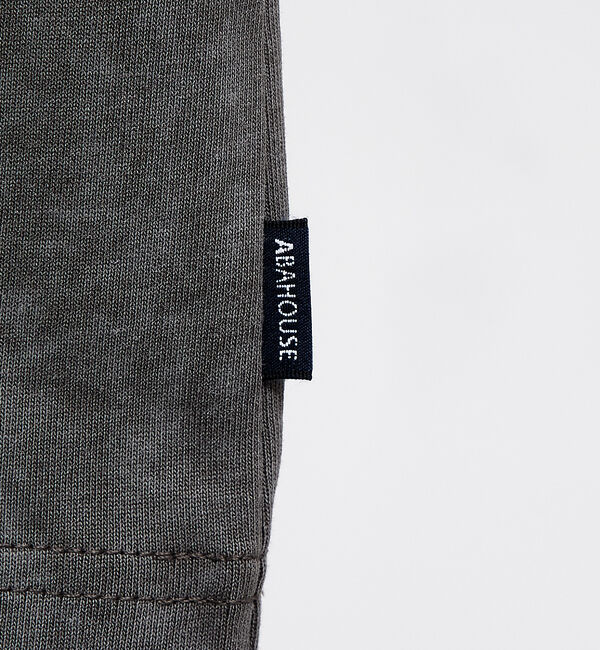 ABAHOUSE「【ヴィンテージ風】ピグメントプリント　刺繍Tシャツ」|Tシャツ・カットソー|