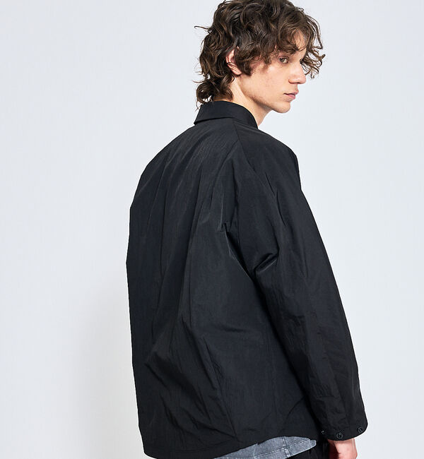 ABAHOUSE「【セットアップ対応】TUCK＆DARTS ワッシャーナイロン シャツブルゾン /」|シャツ・ブラウス|
