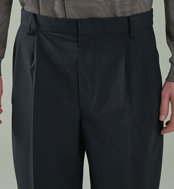 ABAHOUSE「トロストレッチ 2タック イージーワイドスラックス / ワイドパンツ【予約】」|その他|