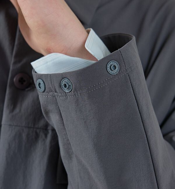 ABAHOUSE「【CORDURA】TUCK＆DARTS コーデュラナイロン シャツブルゾン /」|ブルゾン・スタジャン|