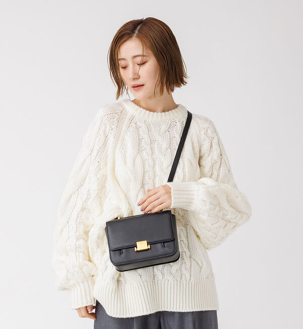 Rouge vif「ケーブルBIGプルオーバー」|ニット・セーター|