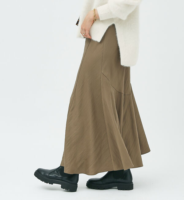 Rouge vif「切替 マキシスカート」|スカート|