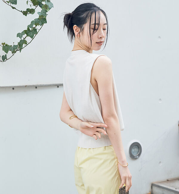 Rouge vif「ショルダータックハイゲージニットプルオーバー」|ニット・セーター|