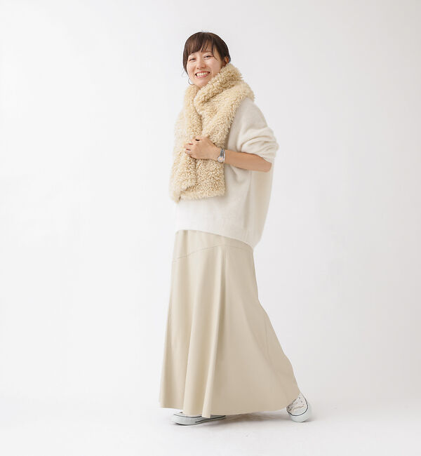 Rouge vif「【ロングセラー】エコレザースカート」|スカート|